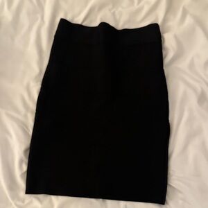 Bebe Black Women's Bandage Skirt